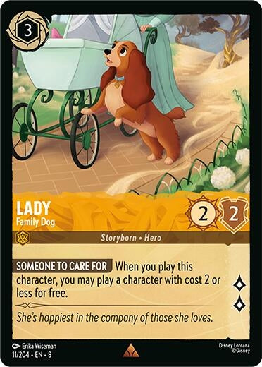 Lady - Family Dog (11/204) (Reign of Jafar)