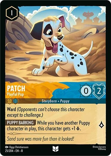 Patch - Playful Pup (25/204) (Reign of Jafar)
