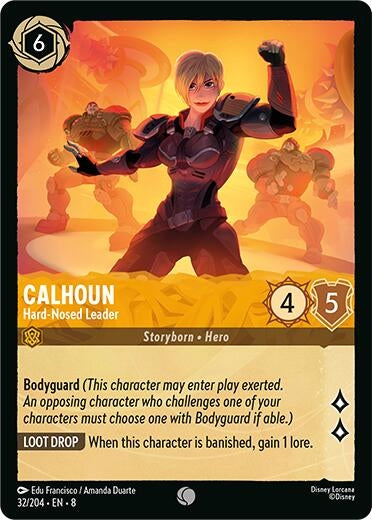 Image for Calhoun - Hard-Nosed Leader (32/204) (Reign of Jafar) - Disney Lorcana