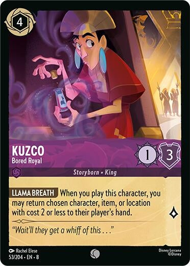 Kuzco - Bored Royal (53/204) (Reign of Jafar)