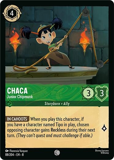 Chaca - Junior Chipmunk (88/204) (Reign of Jafar)