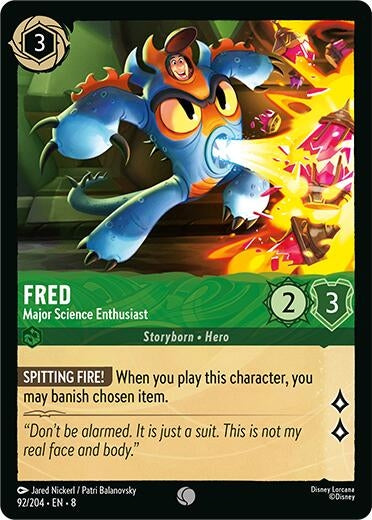 Fred - Major Science Enthusiast (92/204) (Reign of Jafar)