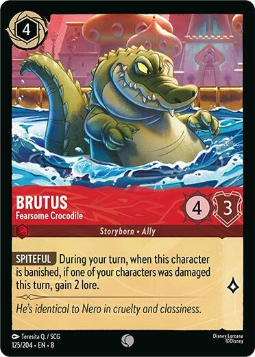 Brutus - Fearsome Crocodile (125/204) (Reign of Jafar)