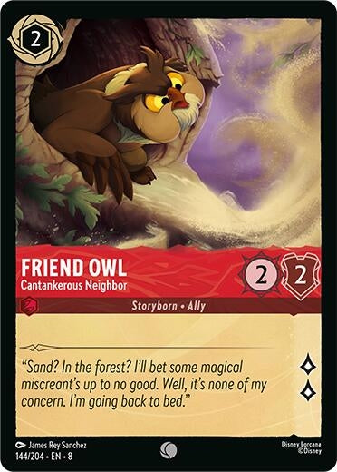 Friend Owl - Cantankerous Neighbor (144/204) (Reign of Jafar)