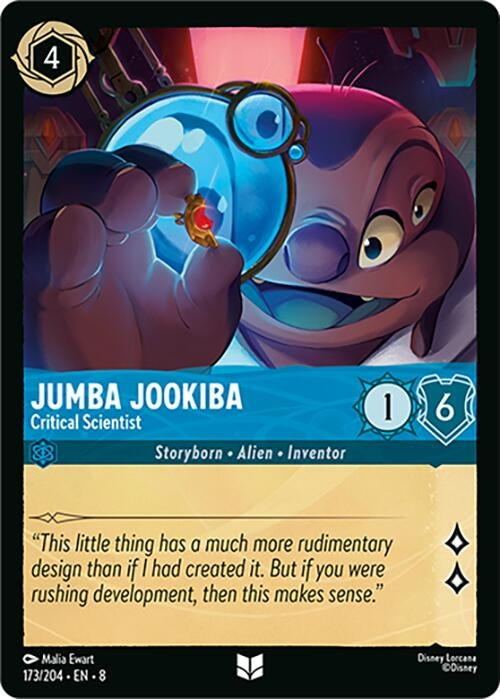 Jumba Jookiba - Critical Scientist (173/204) (Reign of Jafar)