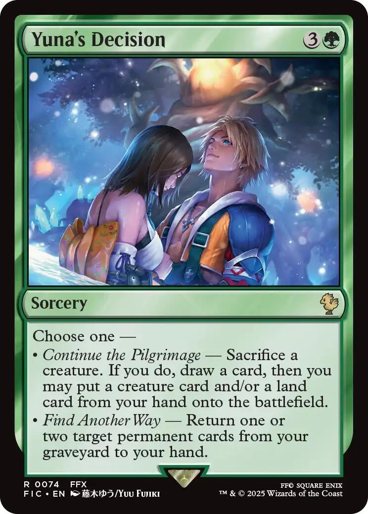 Image for Yuna's Decision (74) - Magic: The Gathering
