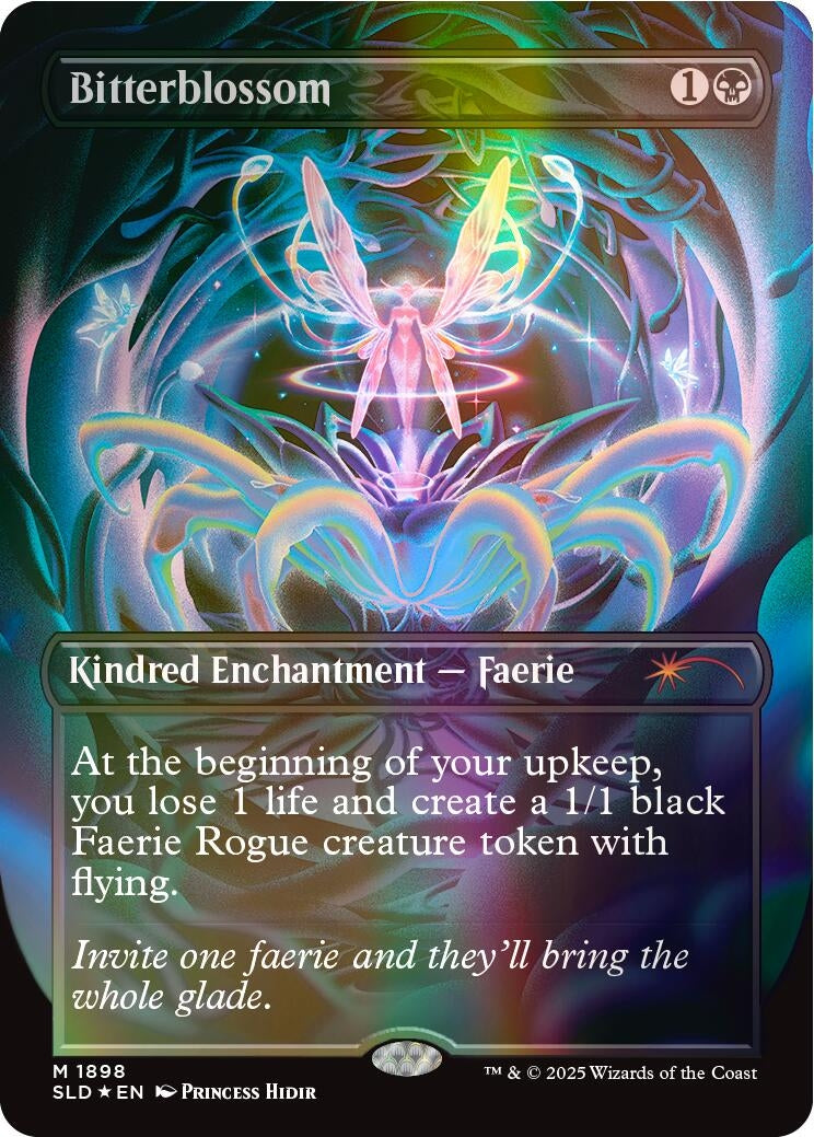 Bitterblossom (Double Rainbow Foil) (1898) (Secret Lair Drop Series)