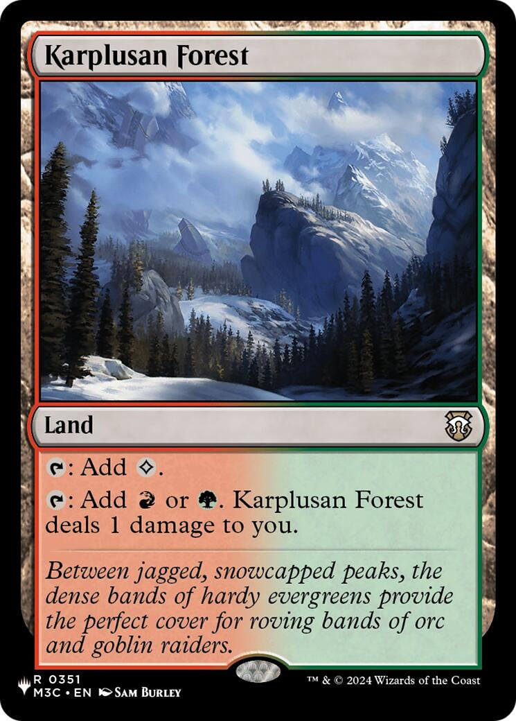 Karplusan Forest (351) (The List Reprints)