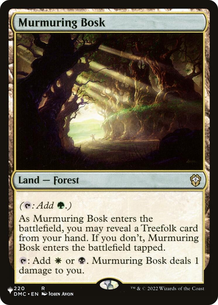 Murmuring Bosk (220) (The List Reprints)