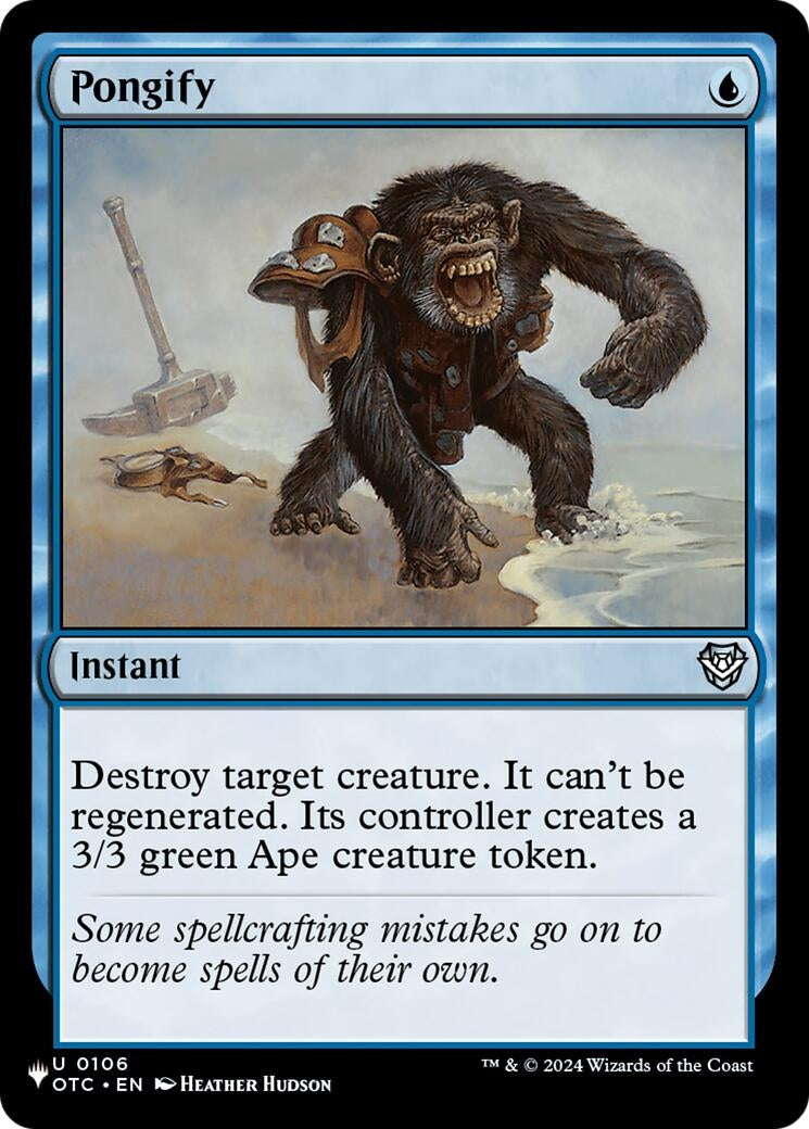 Pongify (OTC) (106) (The List Reprints)