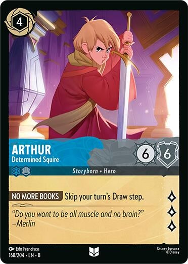 Arthur - Determined Squire (168/204) (Reign of Jafar)