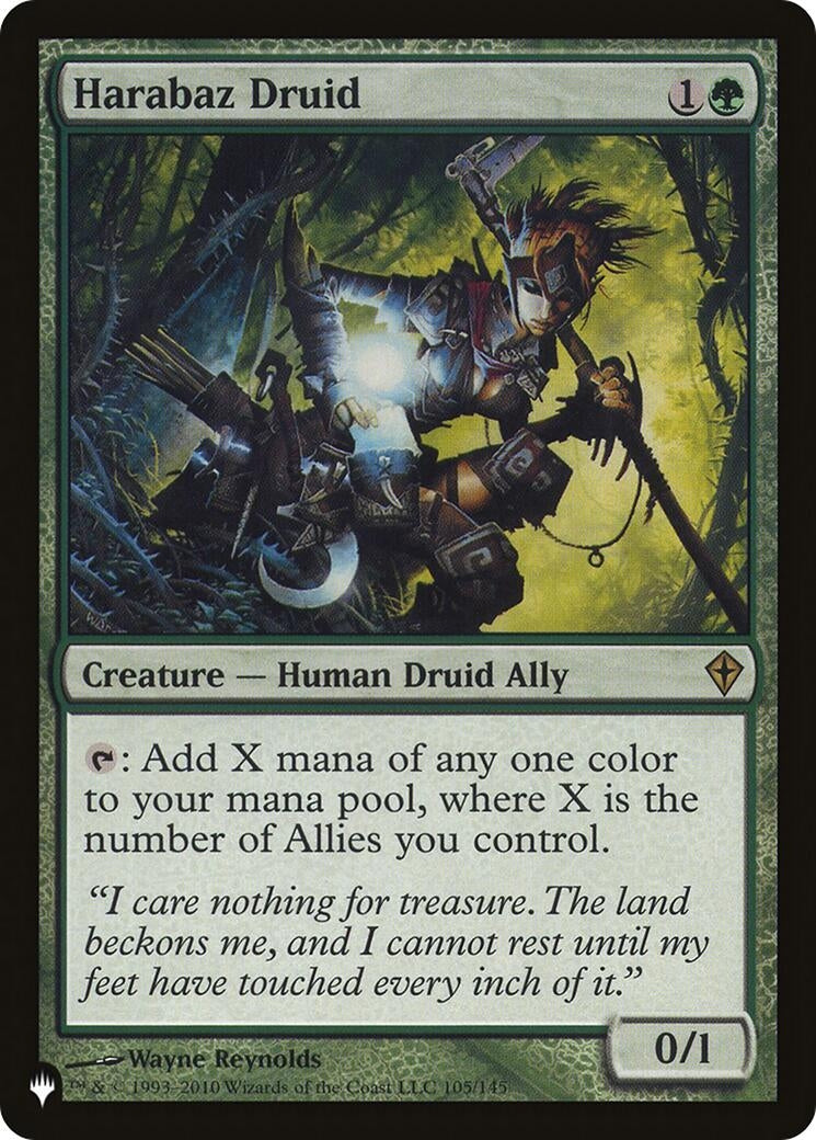 Harabaz Druid (105/145) (The List Reprints)
