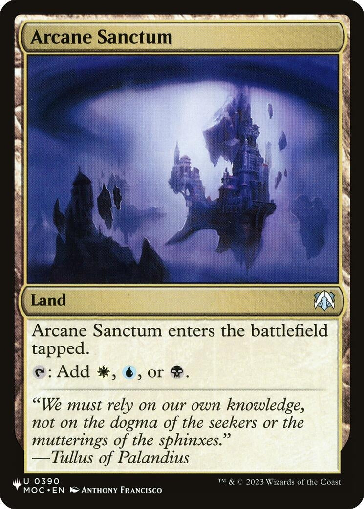 Arcane Sanctum (MOC) (390) (The List Reprints)