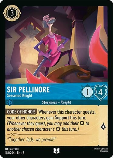 Sir Pellinore - Seasoned Knight (154/204) (Reign of Jafar)