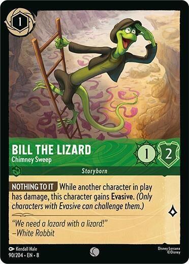 Bill the Lizard - Chimney Sweep (90/204) (Reign of Jafar)