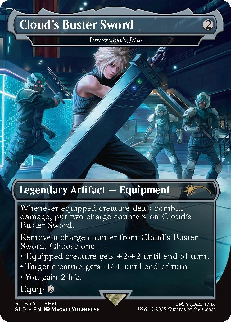 Cloud's Buster Sword - Umezawa's Jitte (1865) (Secret Lair Drop Series) (SLD)