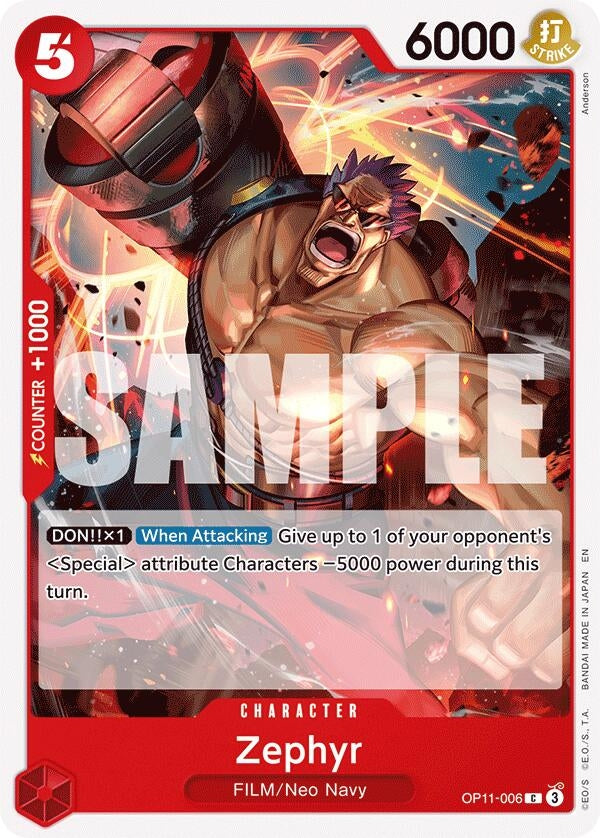Zephyr (OP11-006) (A Fist of Divine Speed)