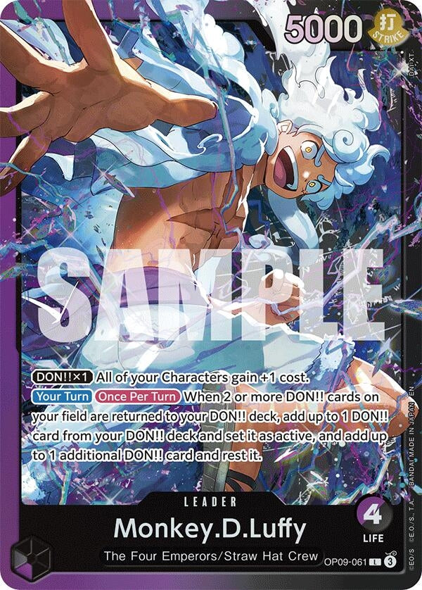 Monkey.D.Luffy (OP09-061) (OP09-061) (Starter Deck 26: PURPLE/BLACK Monkey.D.Luffy)