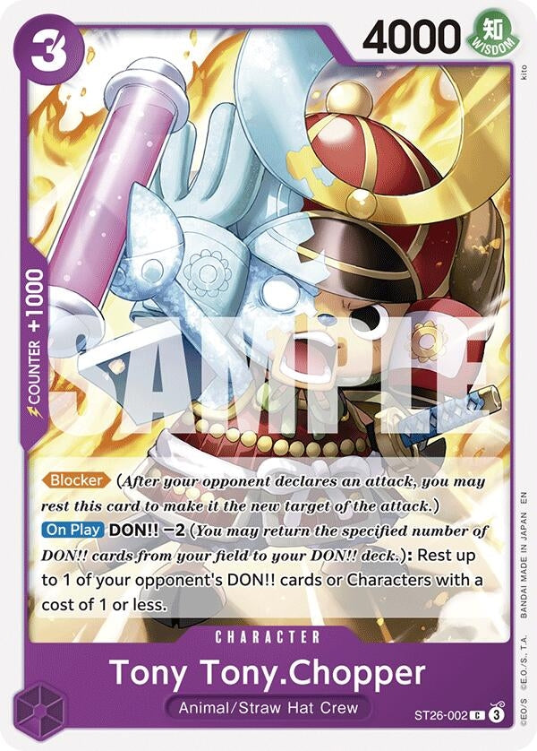 Tony Tony.Chopper (ST26-002) (Starter Deck 26: PURPLE/BLACK Monkey.D.Luffy)