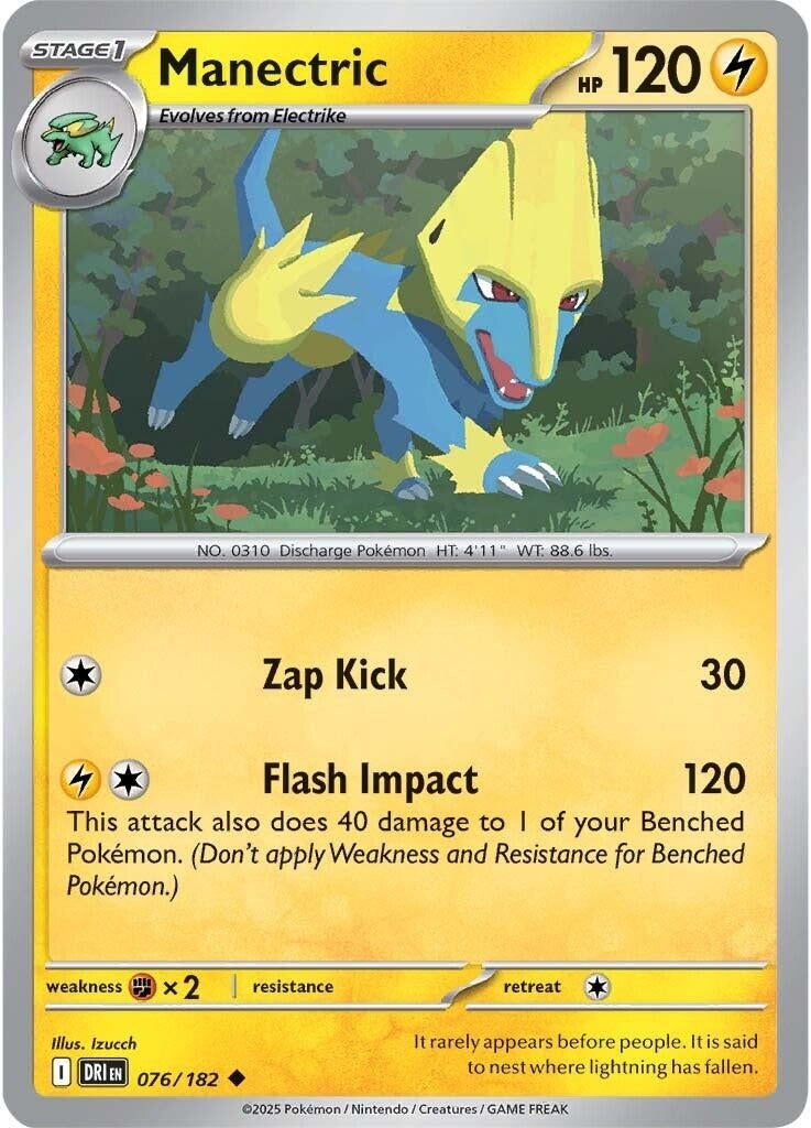 Image for Manectric (076/182) (SV10: Destined Rivals) - Pokemon