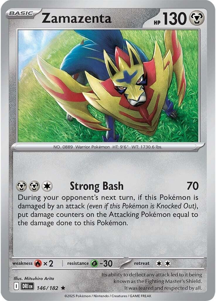 Image for Zamazenta (146/182) (SV10: Destined Rivals) - Pokemon