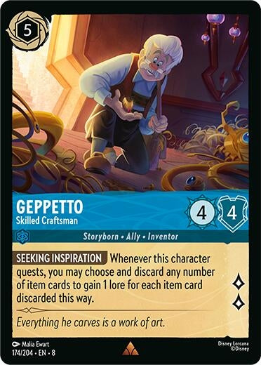 Geppetto - Skilled Craftsman (174/204) (Reign of Jafar)