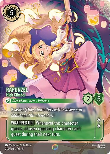 Rapunzel - High Climber (Enchanted) (214/204) (Reign of Jafar)