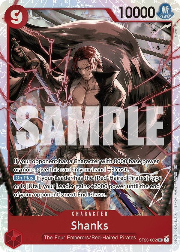 Shanks (002) (ST23-002) (Starter Deck 23: RED Shanks)