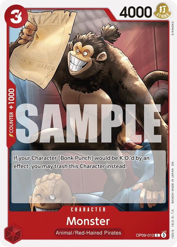 Monster (Reprint) (OP09-012) (Starter Deck 23: RED Shanks)