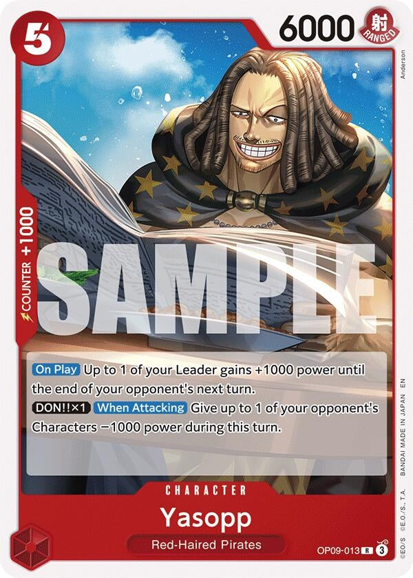 Yasopp (Reprint) (OP09-013) (Starter Deck 23: RED Shanks)
