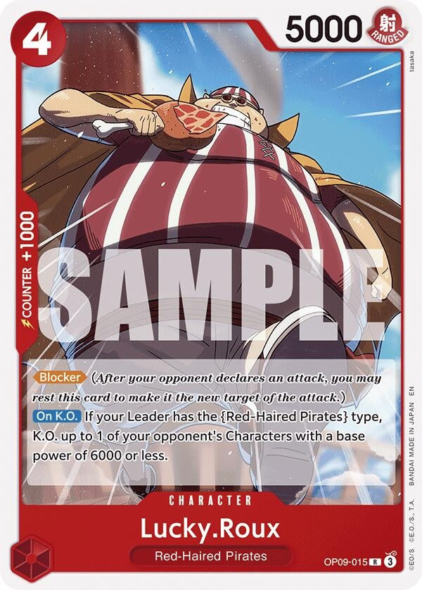 Lucky.Roux (Reprint) (OP09-015) (Starter Deck 23: RED Shanks)
