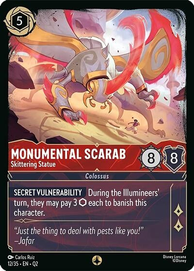 Monumental Scarab - Skittering Statue (12/35) (Illumineer's Quest: Palace Heist)