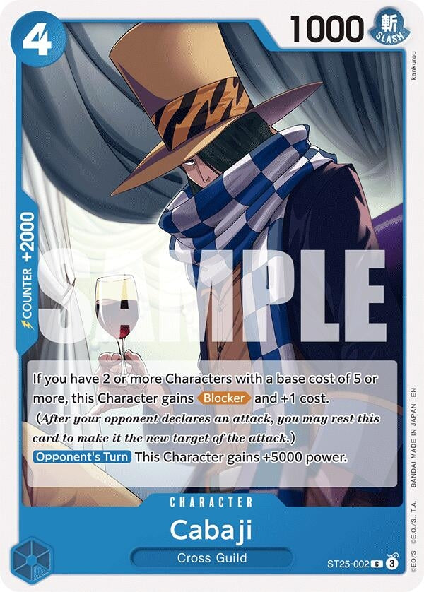 Cabaji (ST25-002) (Starter Deck 25: BLUE Buggy)