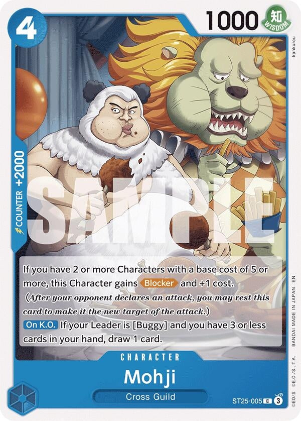 Mohji (ST25-005) (Starter Deck 25: BLUE Buggy)