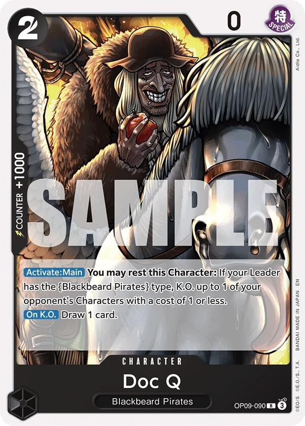 Doc Q (Reprint) (OP09-090) (Starter Deck 27: BLACK Marshall.D.Teach)