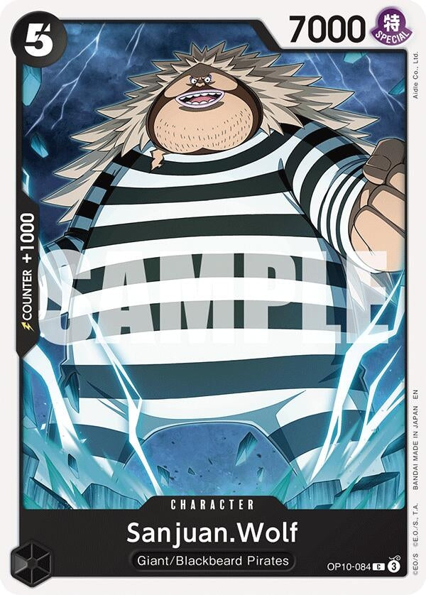 Sanjuan.Wolf (Reprint) (OP10-084) (Starter Deck 27: BLACK Marshall.D.Teach)