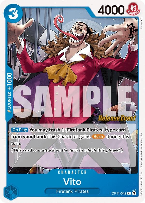 Vito (OP11-042) (A Fist of Divine Speed Release Event Cards)