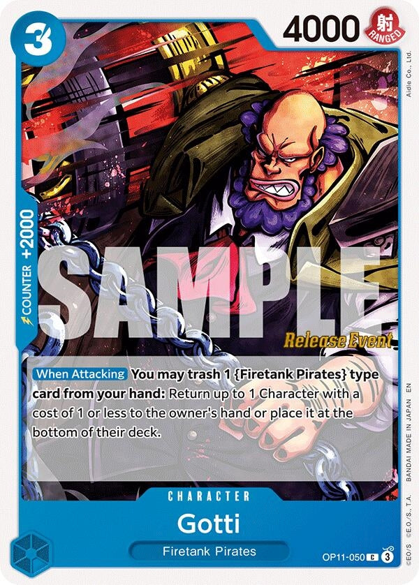 Gotti (OP11-050) (A Fist of Divine Speed Release Event Cards)