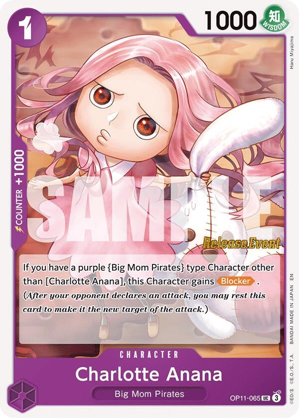 Charlotte Anana (OP11-065) (A Fist of Divine Speed Release Event Cards)