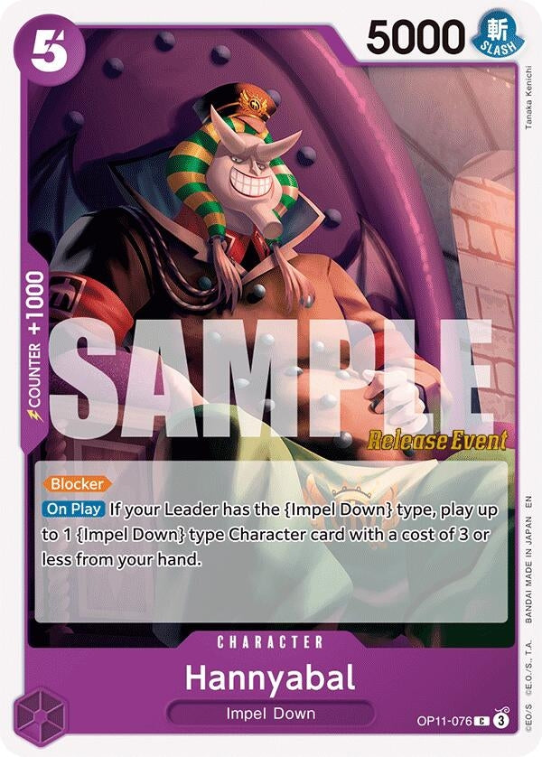 Hannyabal (OP11-076) (A Fist of Divine Speed Release Event Cards)