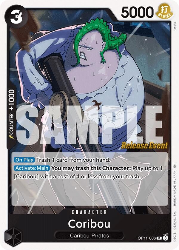 Coribou (OP11-086) (A Fist of Divine Speed Release Event Cards)