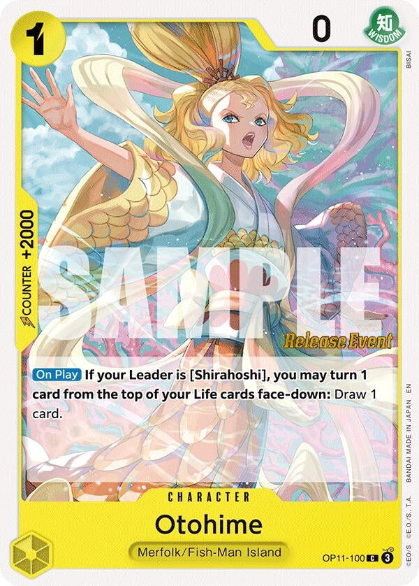 Otohime (OP11-100) (A Fist of Divine Speed Release Event Cards)