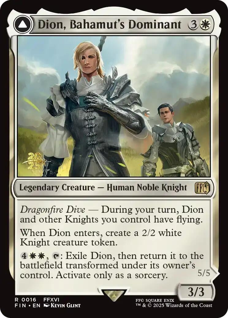Dion, Bahamut's Dominant (16) (Prerelease Cards)