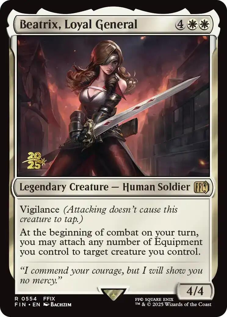 Beatrix, Loyal General (554) (Prerelease Cards)