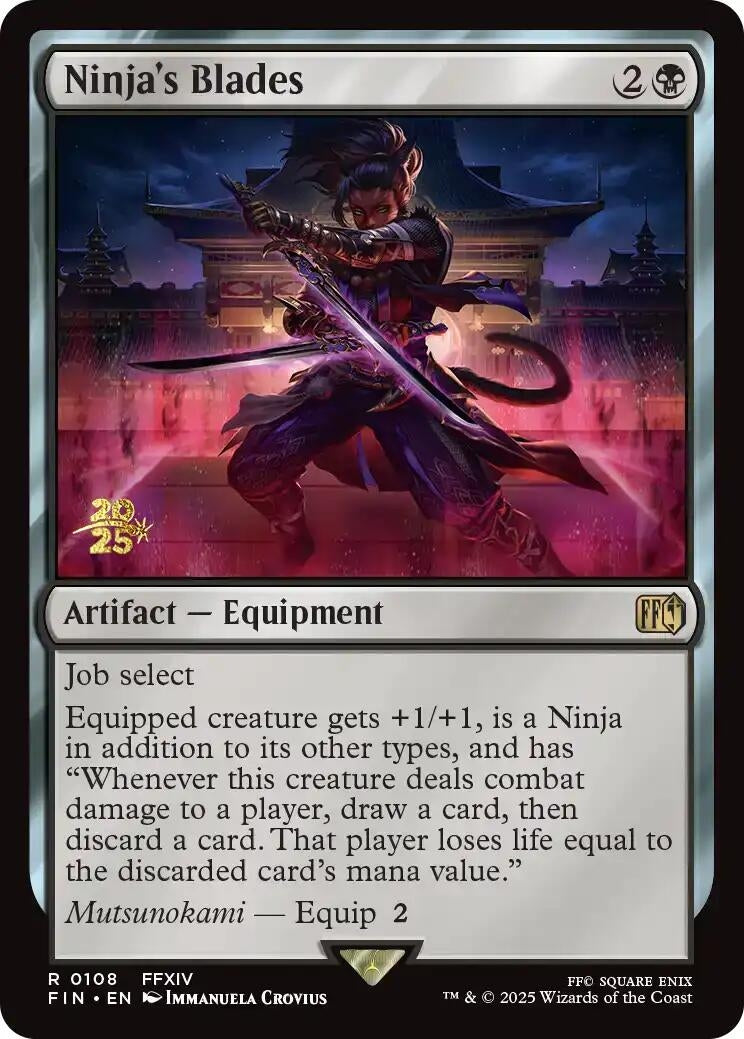 Ninja's Blades (108) (Prerelease Cards)