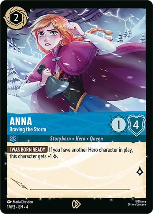 Anna - Braving the Storm (17) (Disney Lorcana Promo Cards)