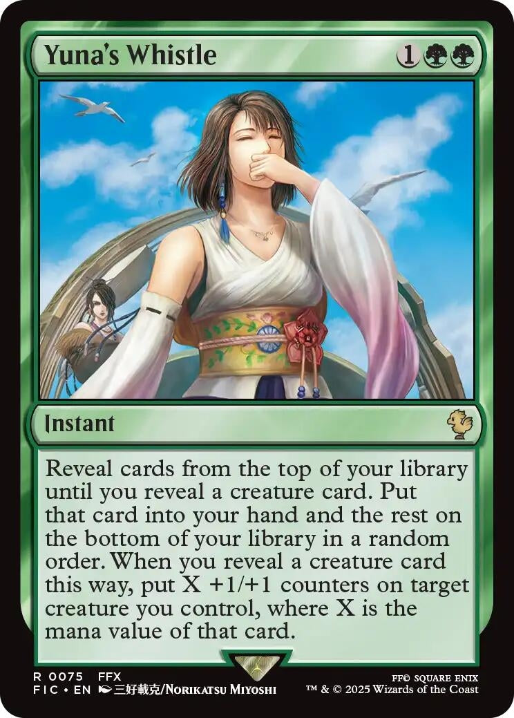 Image for Yuna's Whistle (Surge Foil) (75) - Magic: The Gathering