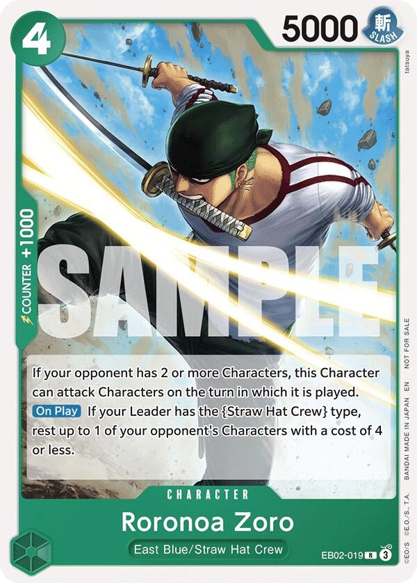 Roronoa Zoro (Tournament Pack 2025 Vol. 3) (EB02-019) (One Piece Promotion Cards)