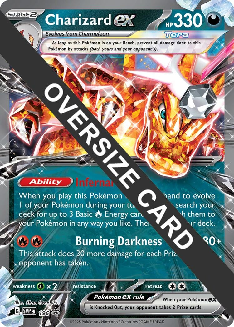 Charizard ex -196 (196) (Jumbo Cards)