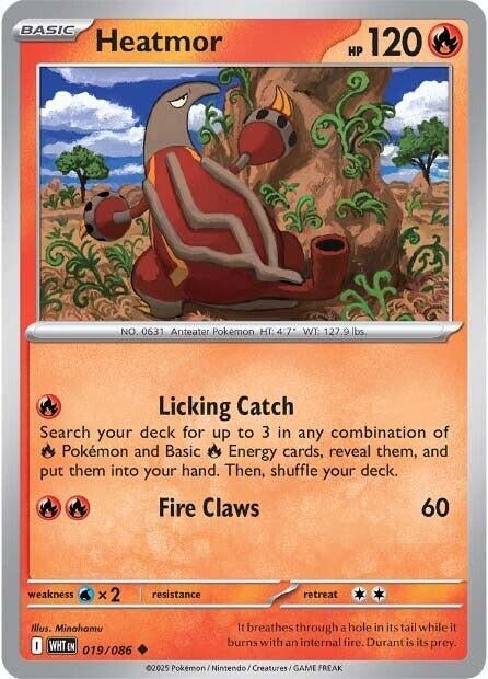 Image for Heatmor (019/086) (SV: White Flare) - Pokemon